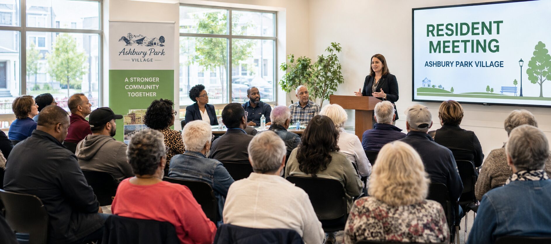 Resident Meeting – Ashbury Park Village