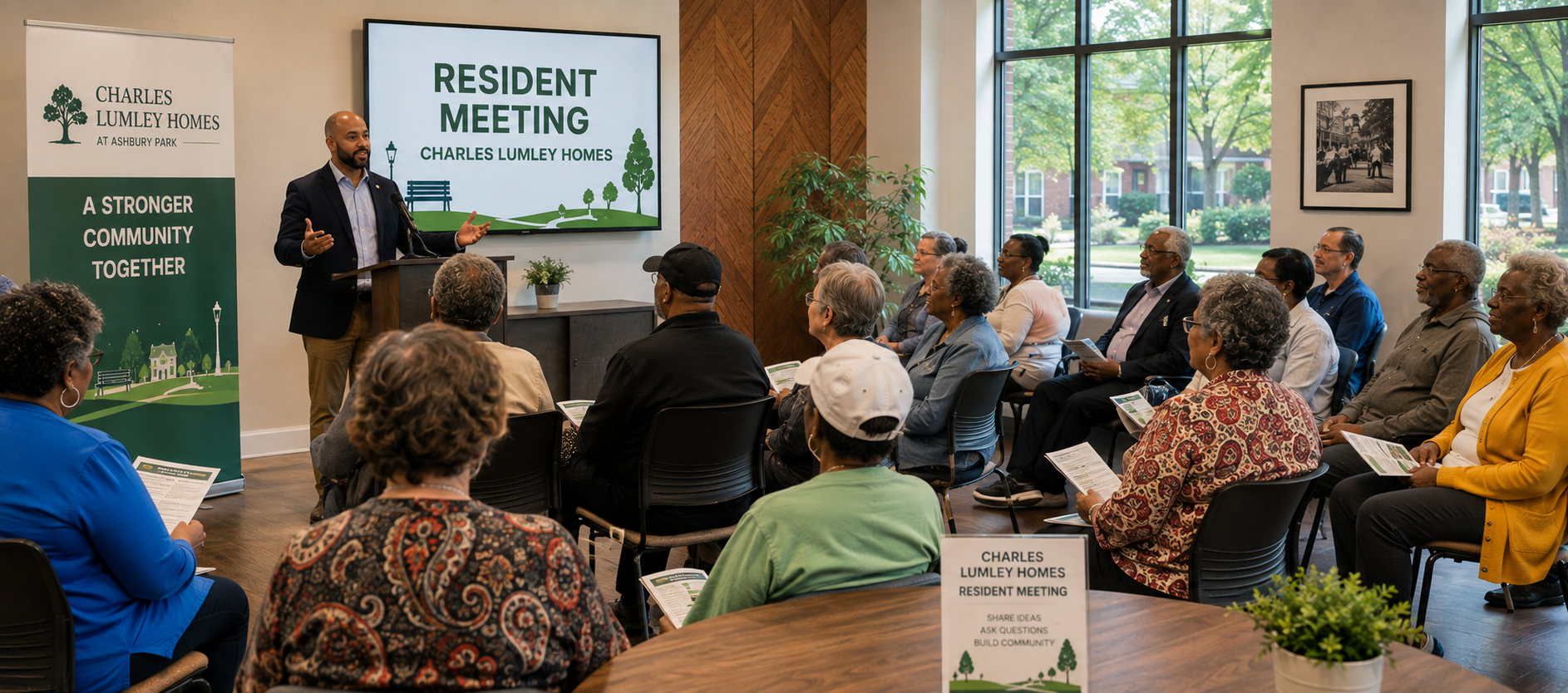 Resident Meeting – Charles Lumley Homes