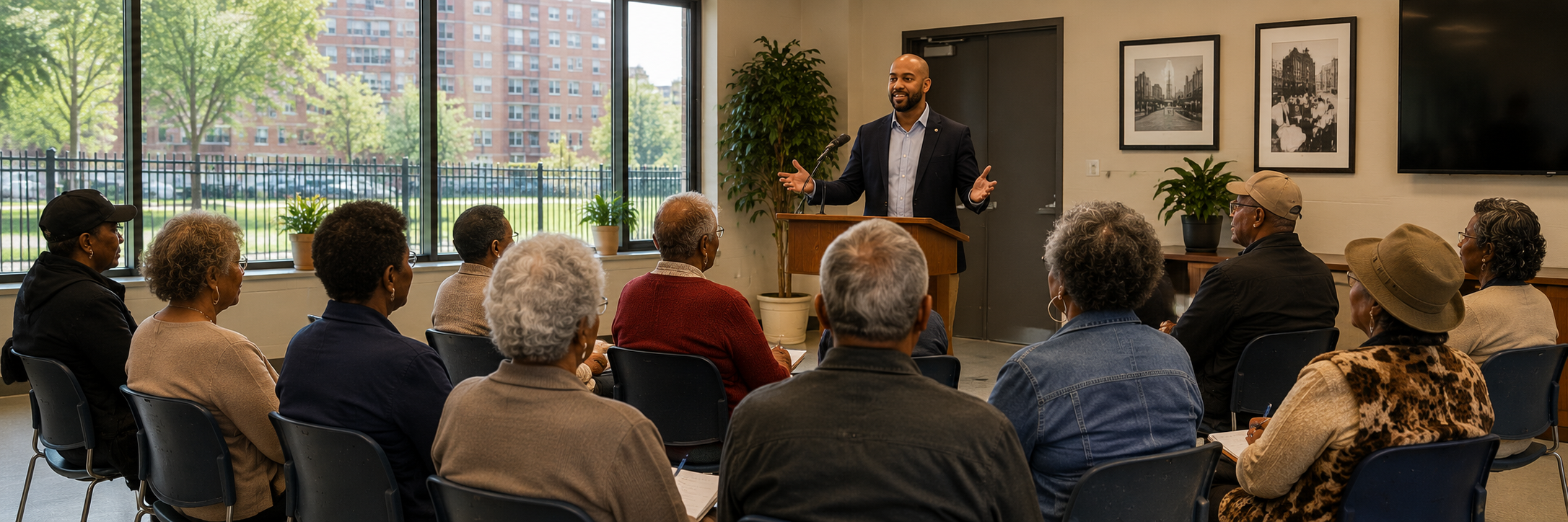 Resident meeting – Robinson Towers